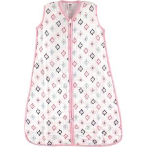 imageHudson Baby Unisex BabyMuslin Cotton Sleeveless Wearable Sleeping Bag Sack BlanketGirl Aztec