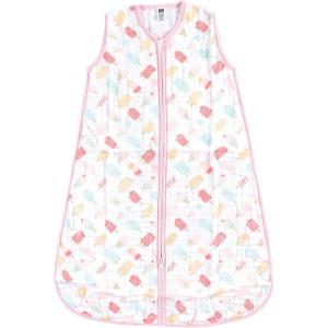 imageHudson Baby Unisex BabyMuslin Cotton Sleeveless Wearable Sleeping Bag Sack BlanketIce Cream