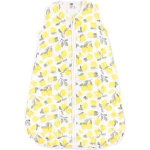 imageHudson Baby Unisex BabyMuslin Cotton Sleeveless Wearable Sleeping Bag Sack BlanketLemons