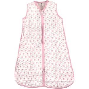 imageHudson Baby Unisex BabyMuslin Cotton Sleeveless Wearable Sleeping Bag Sack BlanketPink Sheep