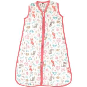 imageHudson Baby Unisex BabyMuslin Cotton Sleeveless Wearable Sleeping Bag Sack BlanketWoodland Fox