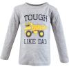 imageHudson Baby Baby Long Sleeve TShirtsDino Truck Robot