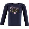 imageHudson Baby Baby Long Sleeve TShirtsGirl Mommy Pink Navy