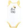 imageHudson Baby Unisex Baby Cotton Sleeveless BodysuitsBee Kind
