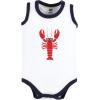 imageHudson Baby Unisex Baby Cotton Sleeveless BodysuitsButter Me Up Lobster