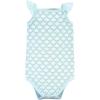imageHudson Baby Unisex Baby Cotton Sleeveless BodysuitsCoral Mint Mermaid