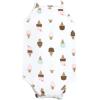 imageHudson Baby Unisex Baby Cotton Sleeveless BodysuitsGirl Ice Cream Truck