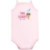 imageHudson Baby Unisex Baby Cotton Sleeveless BodysuitsGirl Ice Cream Truck