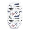 imageHudson Baby Unisex Baby Cotton Sleeveless BodysuitsGirl Shark Types