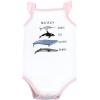 imageHudson Baby Unisex Baby Cotton Sleeveless BodysuitsGirl Whale Types
