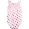 imageHudson Baby Unisex Baby Cotton Sleeveless BodysuitsPink Strawberry