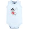 imageHudson Baby Unisex Baby Cotton Sleeveless BodysuitsPirate Shark