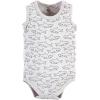 imageHudson Baby Unisex Baby Cotton Sleeveless BodysuitsShark Patrol