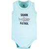 imageHudson Baby Unisex Baby Cotton Sleeveless BodysuitsShark Patrol