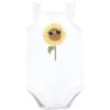 imageHudson Baby Unisex Baby Cotton Sleeveless BodysuitsSunflower