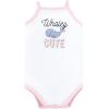 imageHudson Baby Unisex Baby Cotton Sleeveless BodysuitsWhaley Cute Girl
