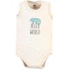 imageHudson Baby Unisex Baby Cotton Sleeveless BodysuitsZoo Animals