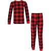 imageHudson Baby Unisex Baby Thermal long undewearBuffalo Plaid