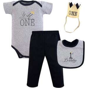 imageHudson Baby babygirls Birthday Boxed GiftsetWild One