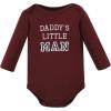 imageHudson Baby Baby Cotton Bodysuit Pant and Shoe SetBoy Daddy Long Sleeve