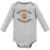 imageHudson Baby Baby Cotton Bodysuit Pant and Shoe SetFootball Huddles Long Sleeve