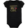 imageHudson Baby Baby Cotton Bodysuit Pant and Shoe SetGirl Daddy Red Black