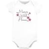imageHudson Baby Baby Cotton Bodysuit Pant and Shoe SetPlum Wildflower