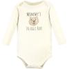 imageHudson Baby Baby Cotton Bodysuit Pant and Shoe SetSnuggle Bear Long Sleeve