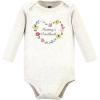 imageHudson Baby Baby Cotton Bodysuit Pant and Shoe SetSoft Painted Floral