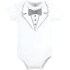 imageHudson Baby Baby Cotton Bodysuit Pant and Shoe SetTweed Bow Tie