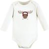 imageHudson Baby Baby Cotton Bodysuit Pant and Shoe SetWinter Moose