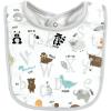 imageHudson Baby Unisex BabyCotton BibsAlphabet Animals