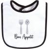 imageHudson Baby Unisex BabyCotton BibsBon Appetit