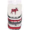 imageHudson Baby Unisex BabyCotton BibsBuffalo Plaid Moose