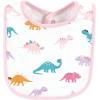 imageHudson Baby Unisex BabyCotton BibsCuteasaurus