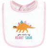 imageHudson Baby Unisex BabyCotton BibsCuteasaurus