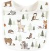 imageHudson Baby Unisex BabyCotton BibsForest Animals