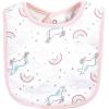 imageHudson Baby Unisex BabyCotton BibsGlitter Unicorn