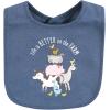 imageHudson Baby Unisex BabyCotton BibsGreen Farm Animals