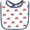 imageHudson Baby Unisex BabyCotton BibsGreen Farm Animals
