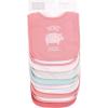 imageHudson Baby Unisex BabyCotton BibsHogs and Kisses