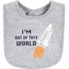 imageHudson Baby Unisex BabyCotton BibsOuter Space