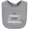 imageHudson Baby Unisex BabyCotton BibsOuter Space