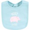 imageHudson Baby Unisex BabyCotton BibsPink Farm Animals