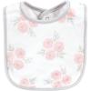 imageHudson Baby Unisex BabyCotton BibsPink Gray Elephant