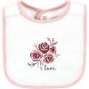 imageHudson Baby Unisex BabyCotton BibsRose