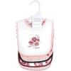 imageHudson Baby Unisex BabyCotton BibsRose