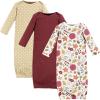 imageHudson Baby Unisex Baby Thermal Gown 3pkAcorn Botanical