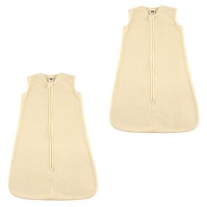 imageHudson Baby Unisex Baby Plush Sleeping Bag Sack Blanket Bundle Cream Microfleece 2Pack 1218 MonthsCream Microfleece 2pack