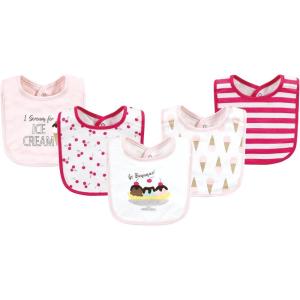 imageHudson Baby Unisex BabyCotton BibsBanana Split